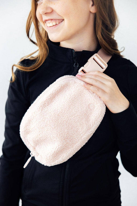 Belt Bag | Baby Pink Fleece