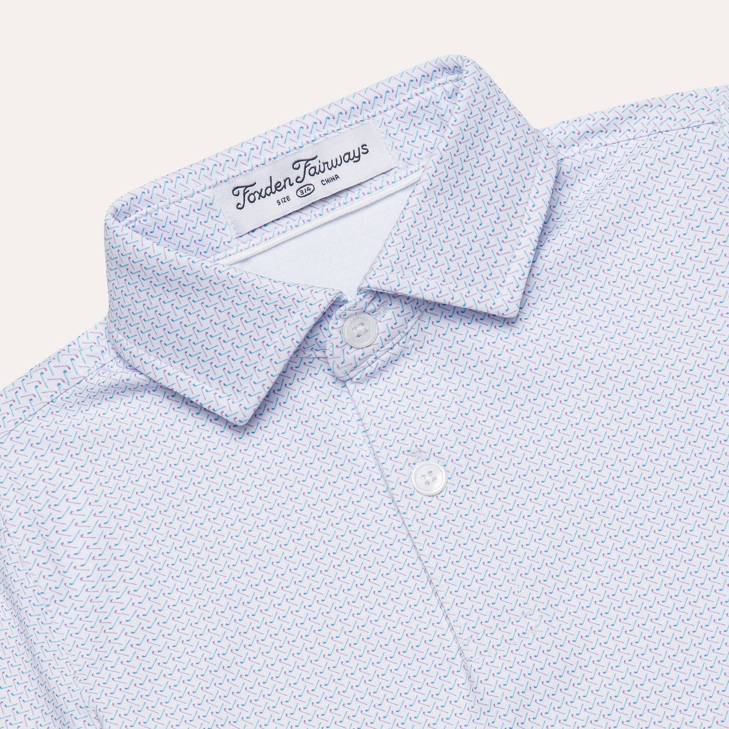 The Clubhouse Print: Blue & Purple