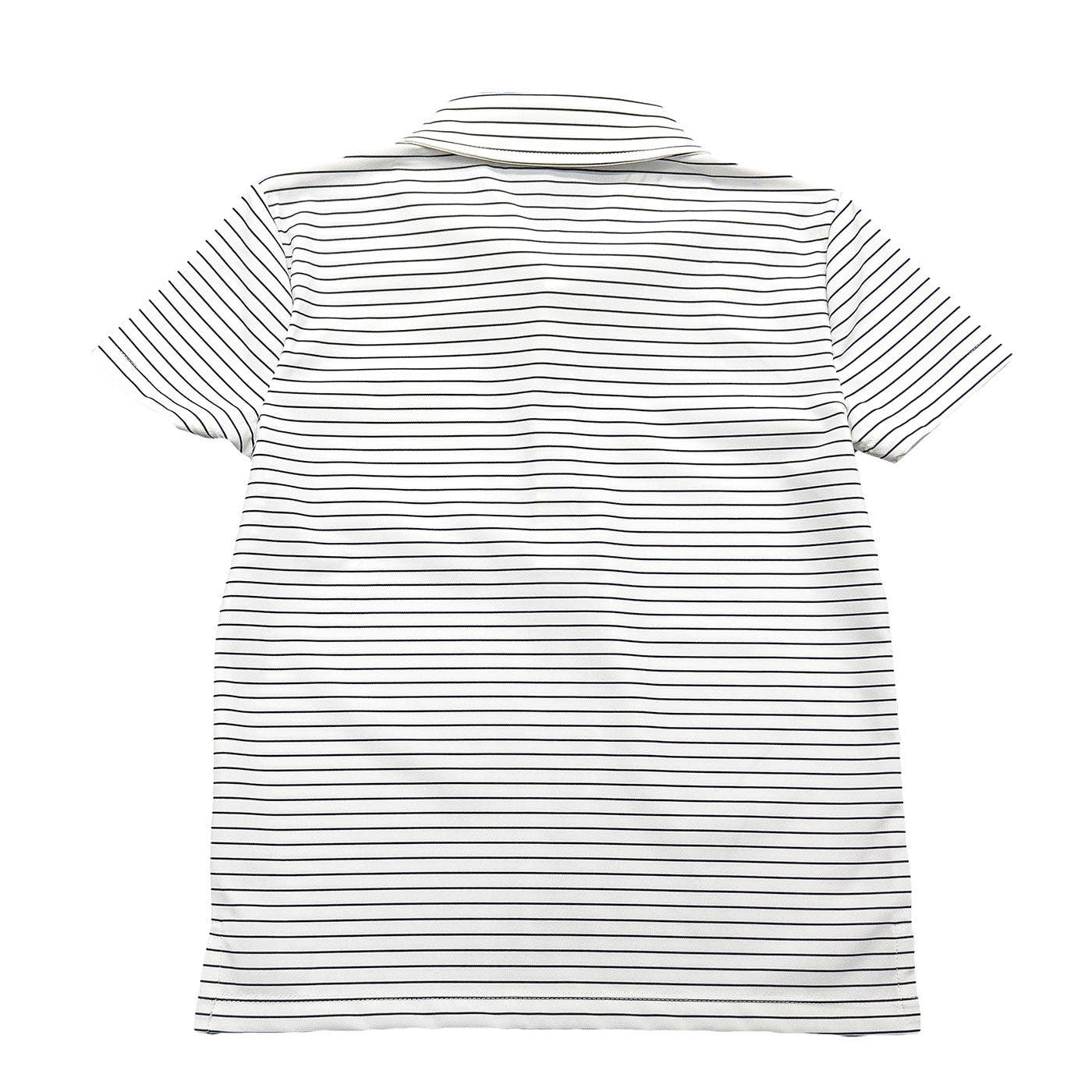 Performance Polo White Stripe