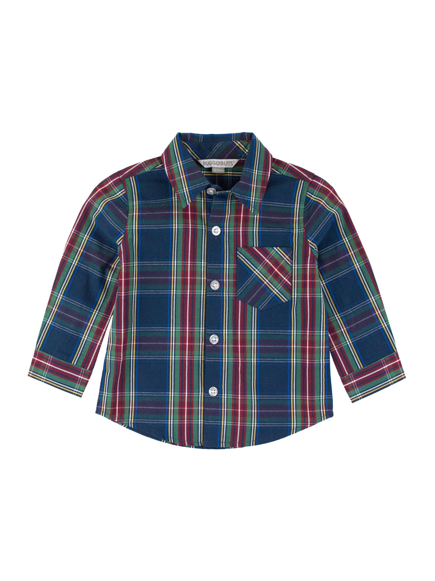 Winter Nights Plaid Button Down Shirt