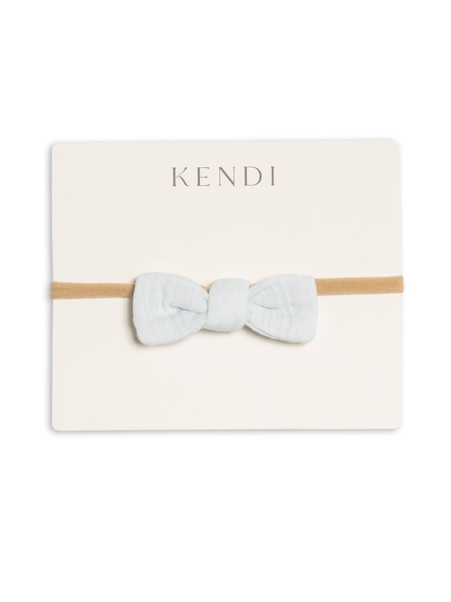 Powder Muslin Dainty Bow