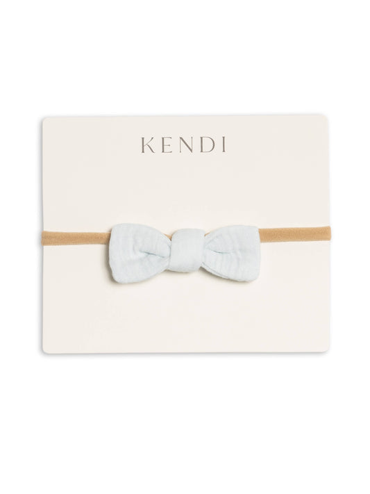 Powder Muslin Dainty Bow
