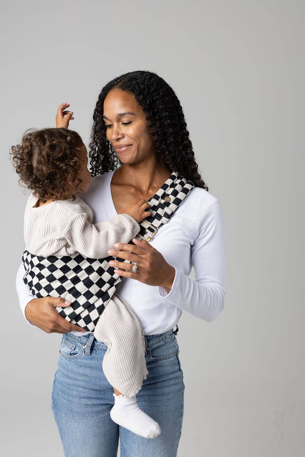MABE Toddler Sling - Ebony Check