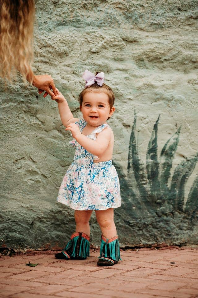 Floral Frontier Romper