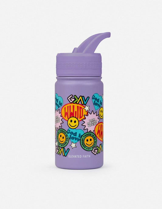 Kids Water Bottle-Sticker Collage