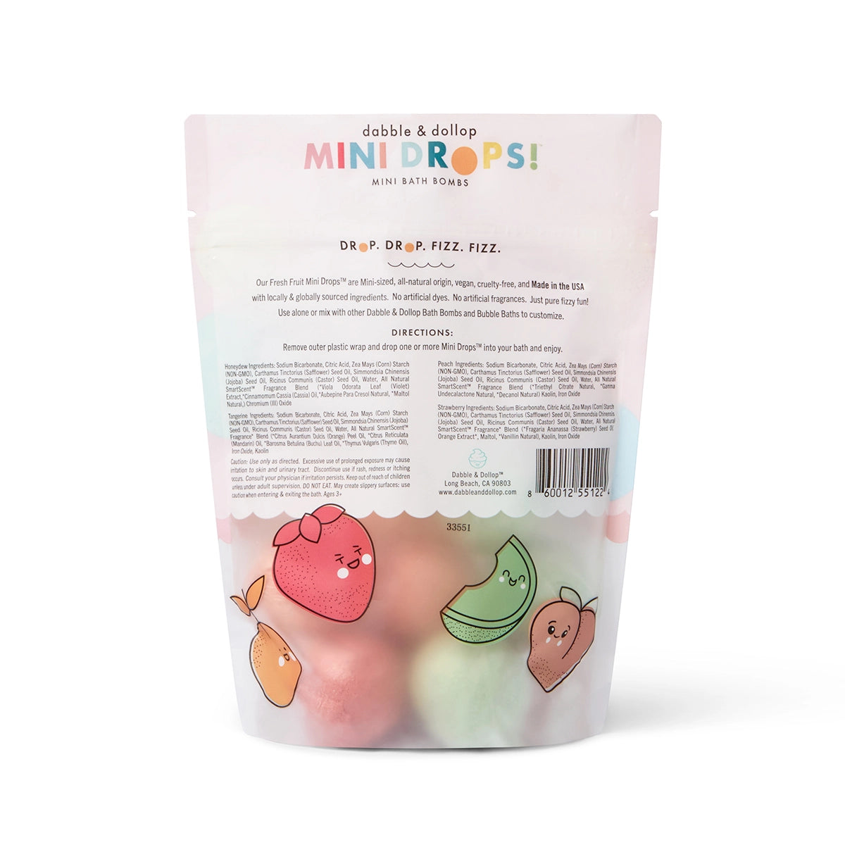 Mini Drops® Bath Bombs-Fresh Fruit